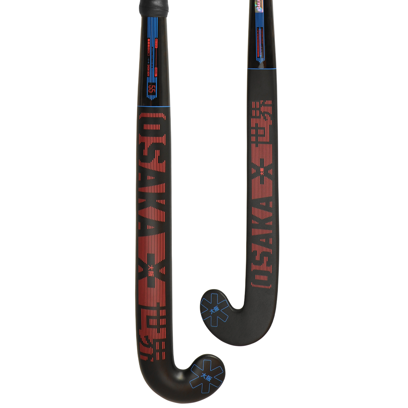 Osaka Field Hockey Stick Vision 55 - Show Bow | Cayenne Red