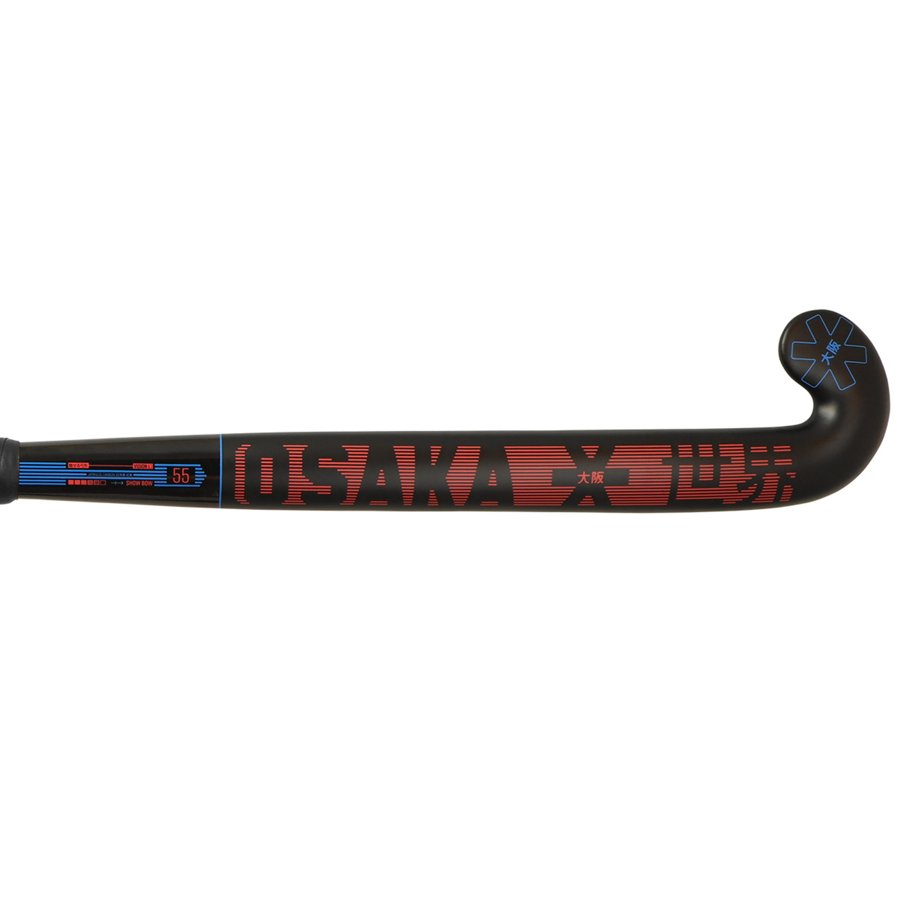 Osaka Field Hockey Stick Vision 55 - Show Bow | Cayenne Red