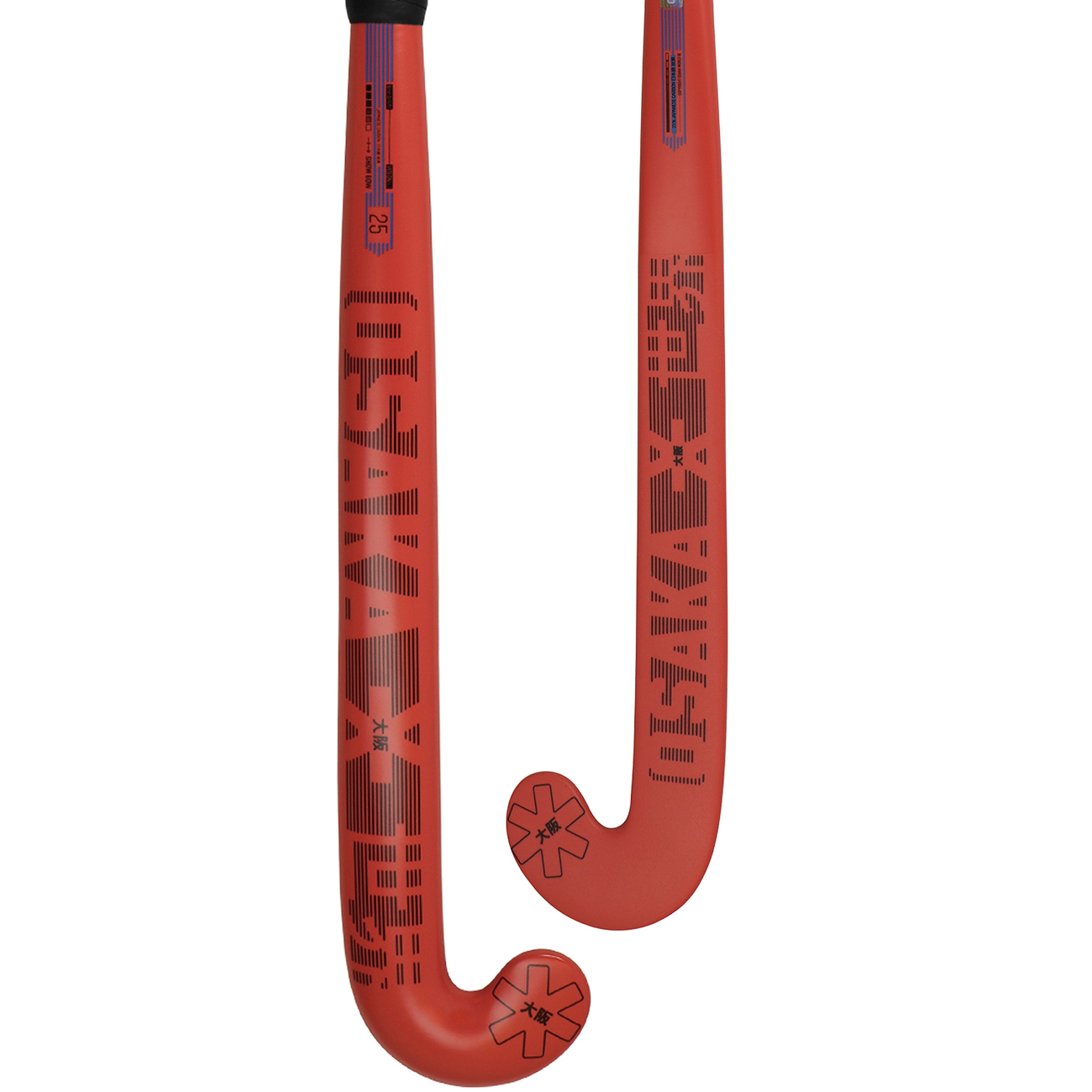 Osaka Field Hockey Stick Vision 25 - Show Bow | Cayenne Red