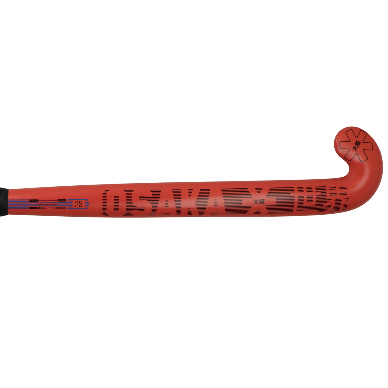 Osaka Field Hockey Stick Vision 25 - Show Bow | Cayenne Red