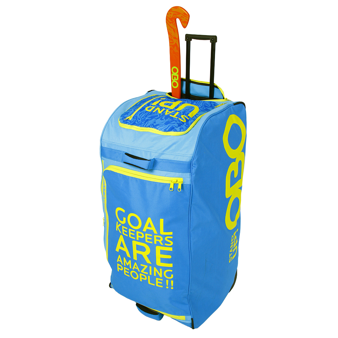 wheelie bag stand up