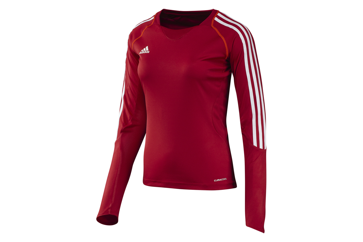 T12 women clima tee LS red