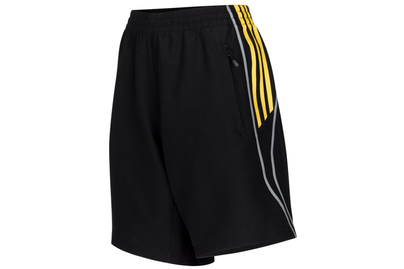 T8 women clima woven short black|yellow