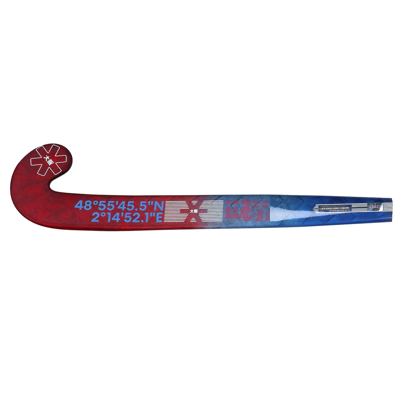 Osaka Field Hockey Stick Pro Tour 100 - Pro Bow | red/blu