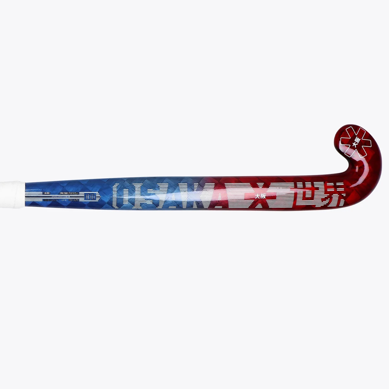 Osaka Field Hockey Stick Pro Tour 100 - Pro Bow | red/blu