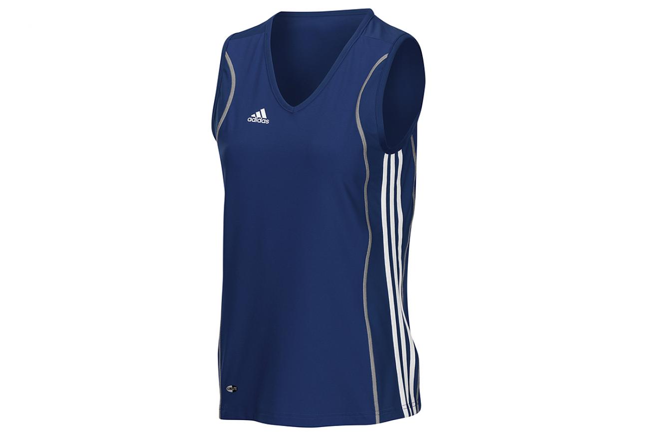 T8 women clima tank navy blu