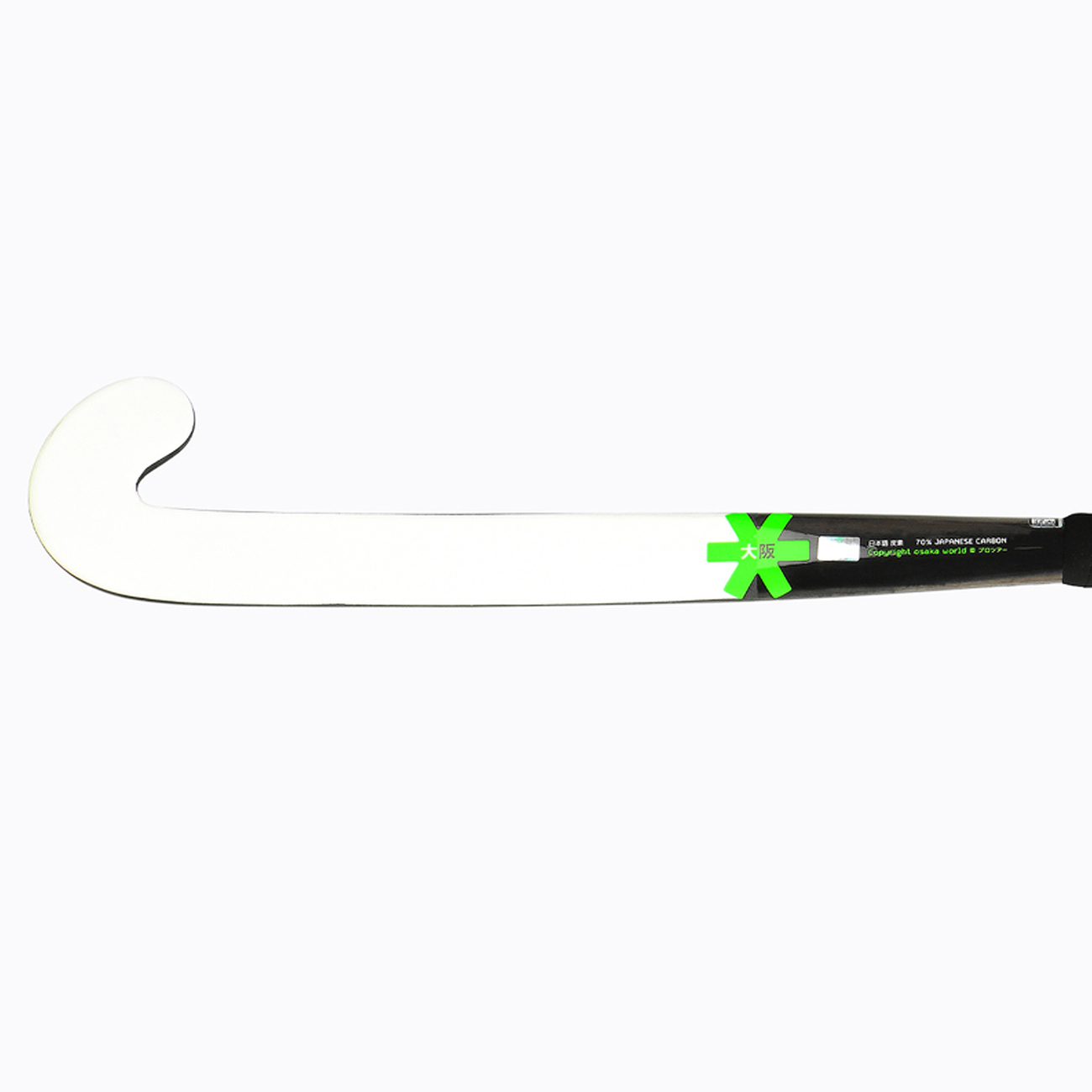 Osaka Field Hockey Stick Pro Tour 70 2.0 - Low Bow - LTD Edition White | Iconic Black