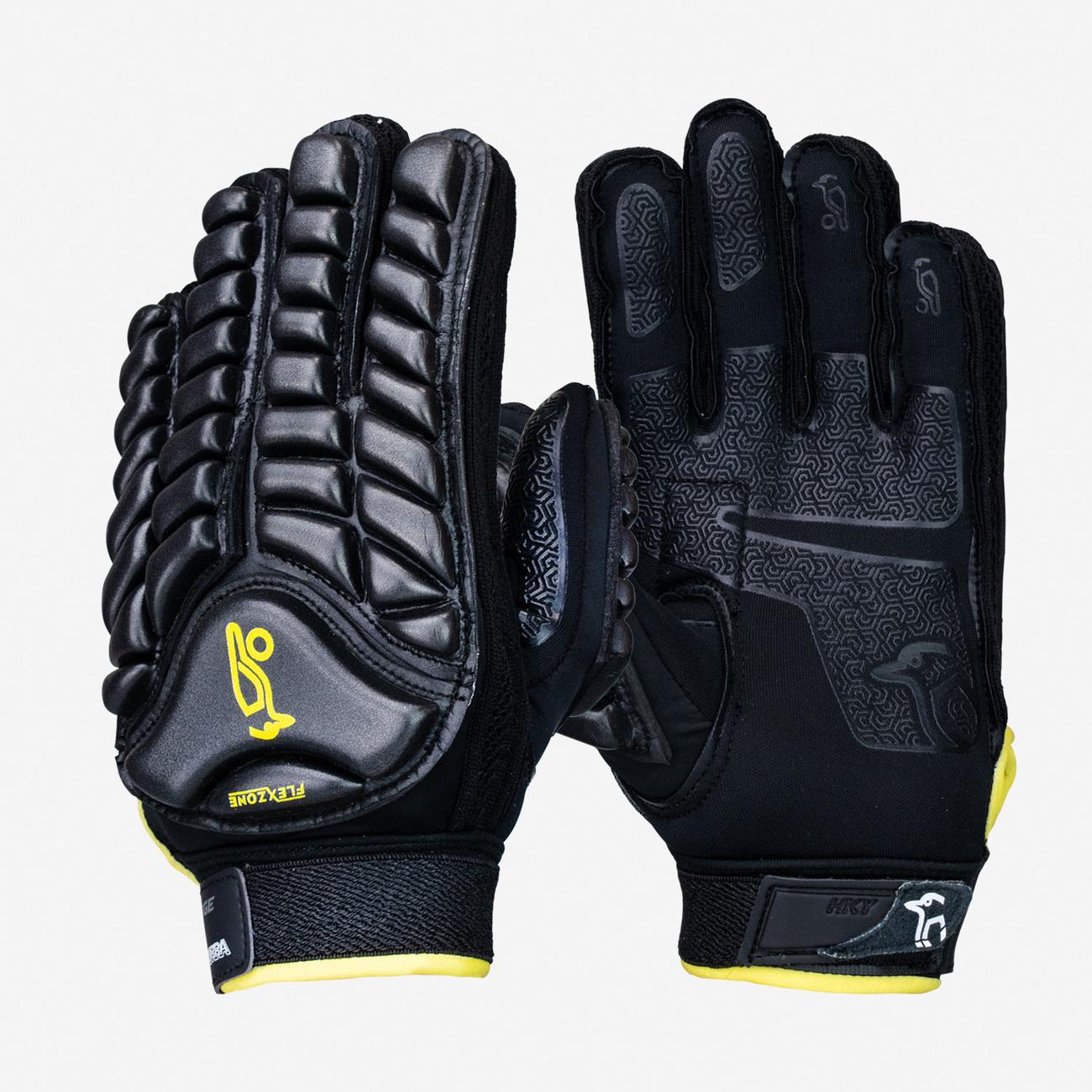 siege hockey glove black/yellow