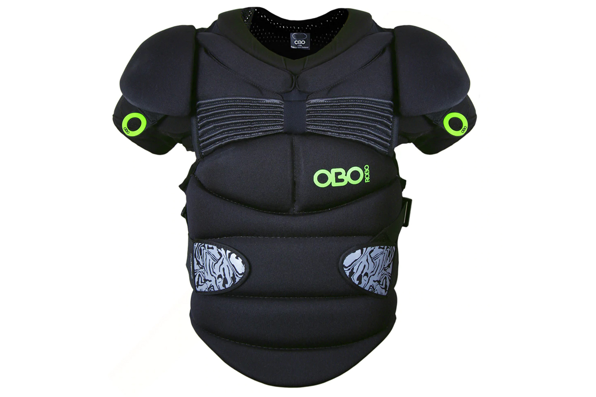 robo chest guard black|lime