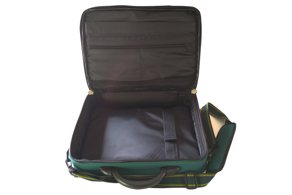 ks coaching bag green yellow