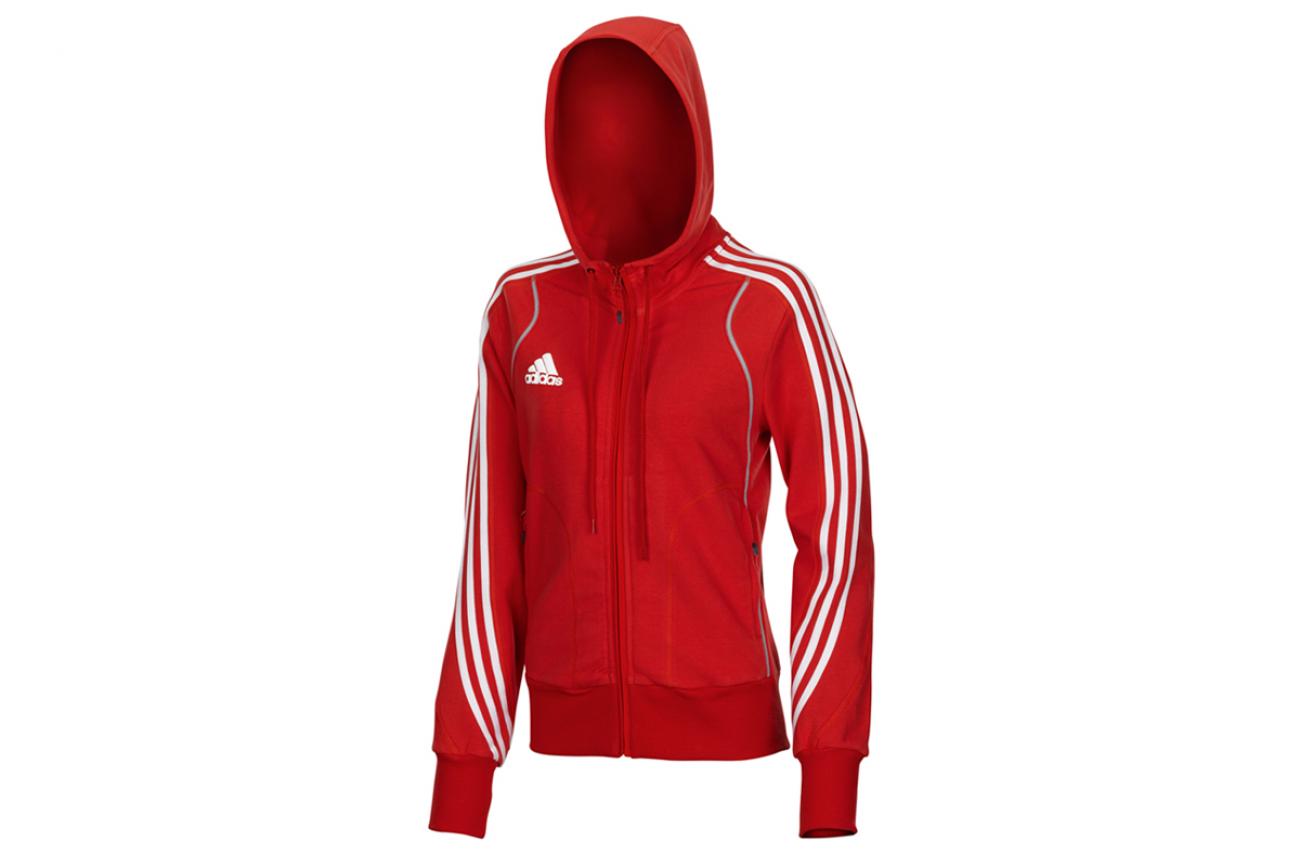 T8 women hoodie red - L