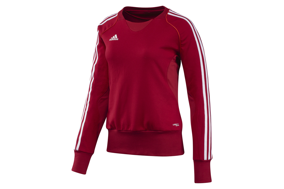 T12 women crew sweat red