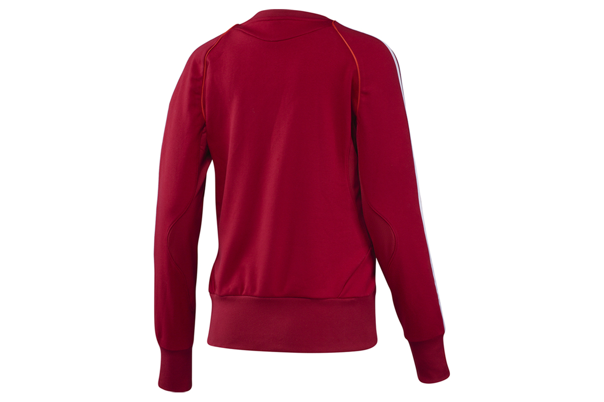 T12 women crew sweat red