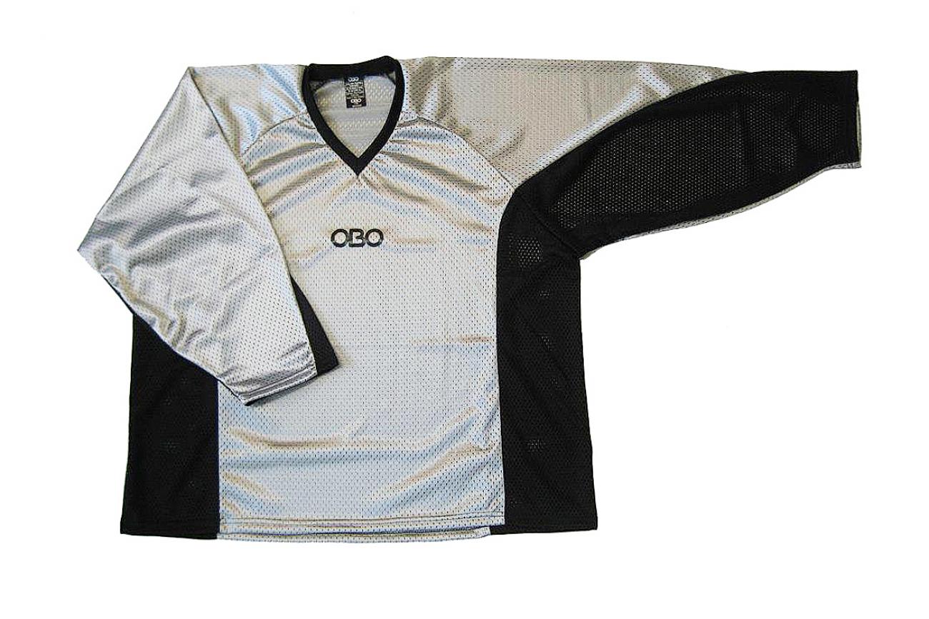 obo gk shirt mesh LS silver/black