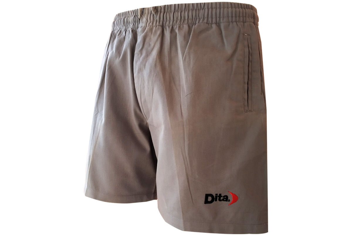 dita team shorts pant grey