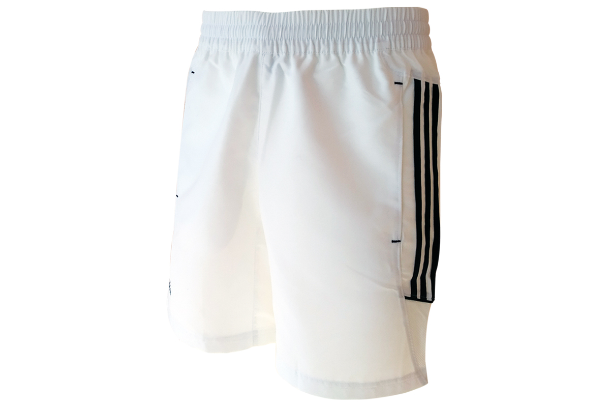 T12 men clima woven short white|navy