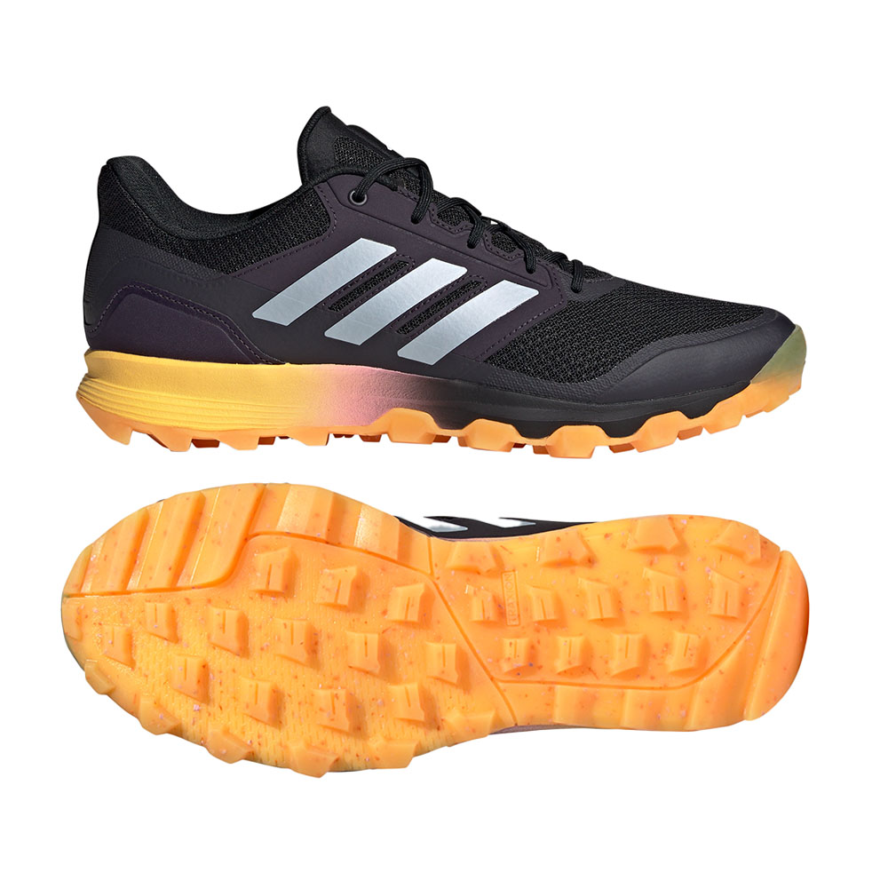 Flex hockey 2.1 black/yellow - 10 uk = 44.2/3 eu.