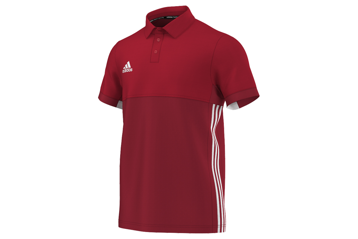 T16 men clima polo navy red-large