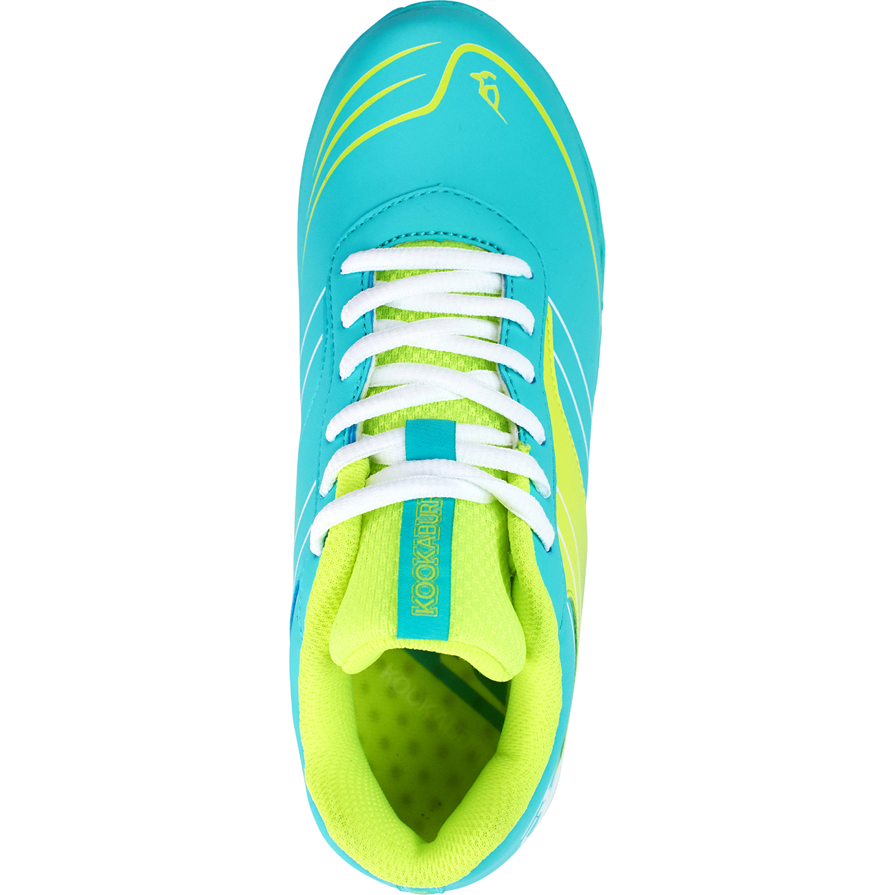 neon mint hockey shoes - uk junior 2 = 34 eu