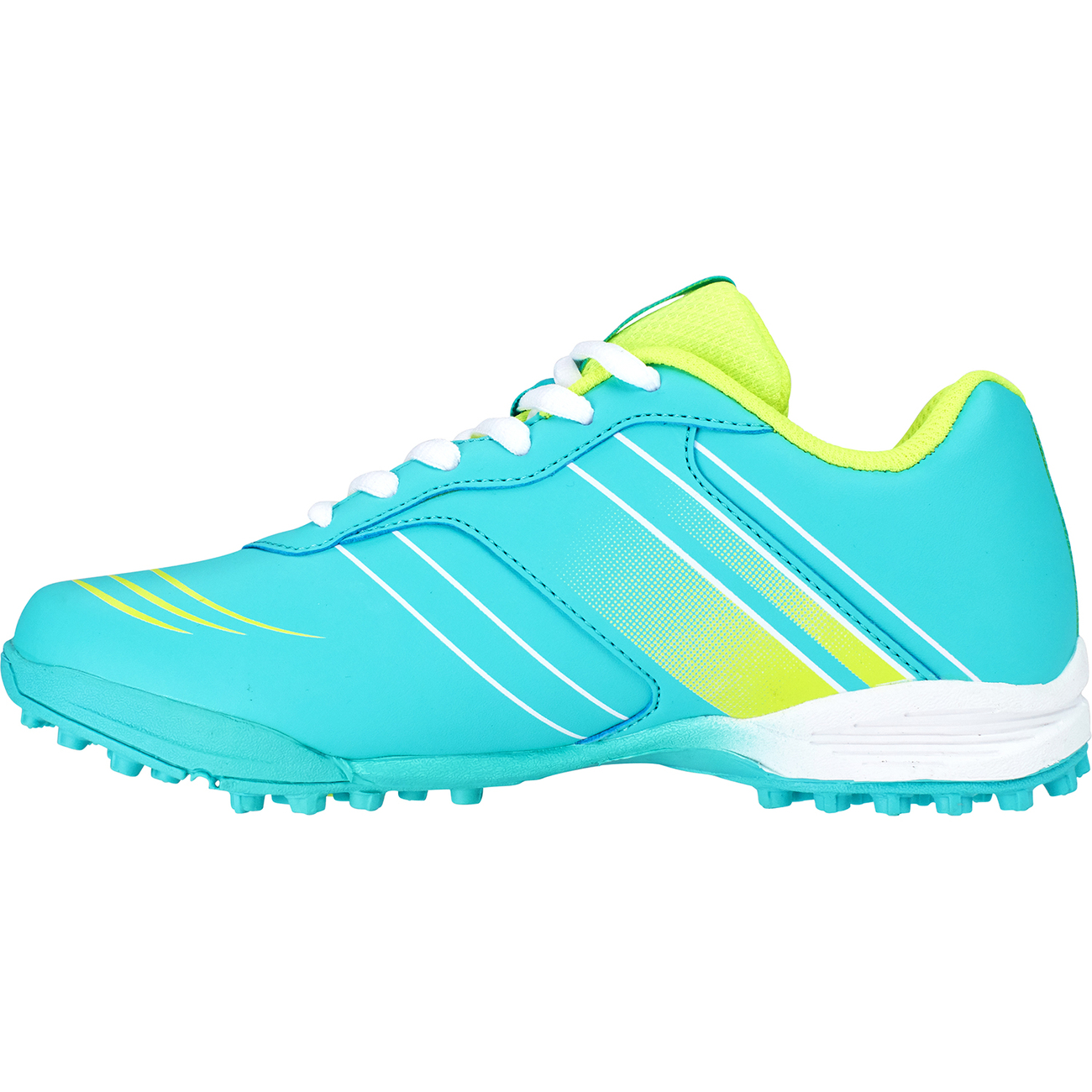 neon mint hockey shoes - uk junior 2 = 34 eu