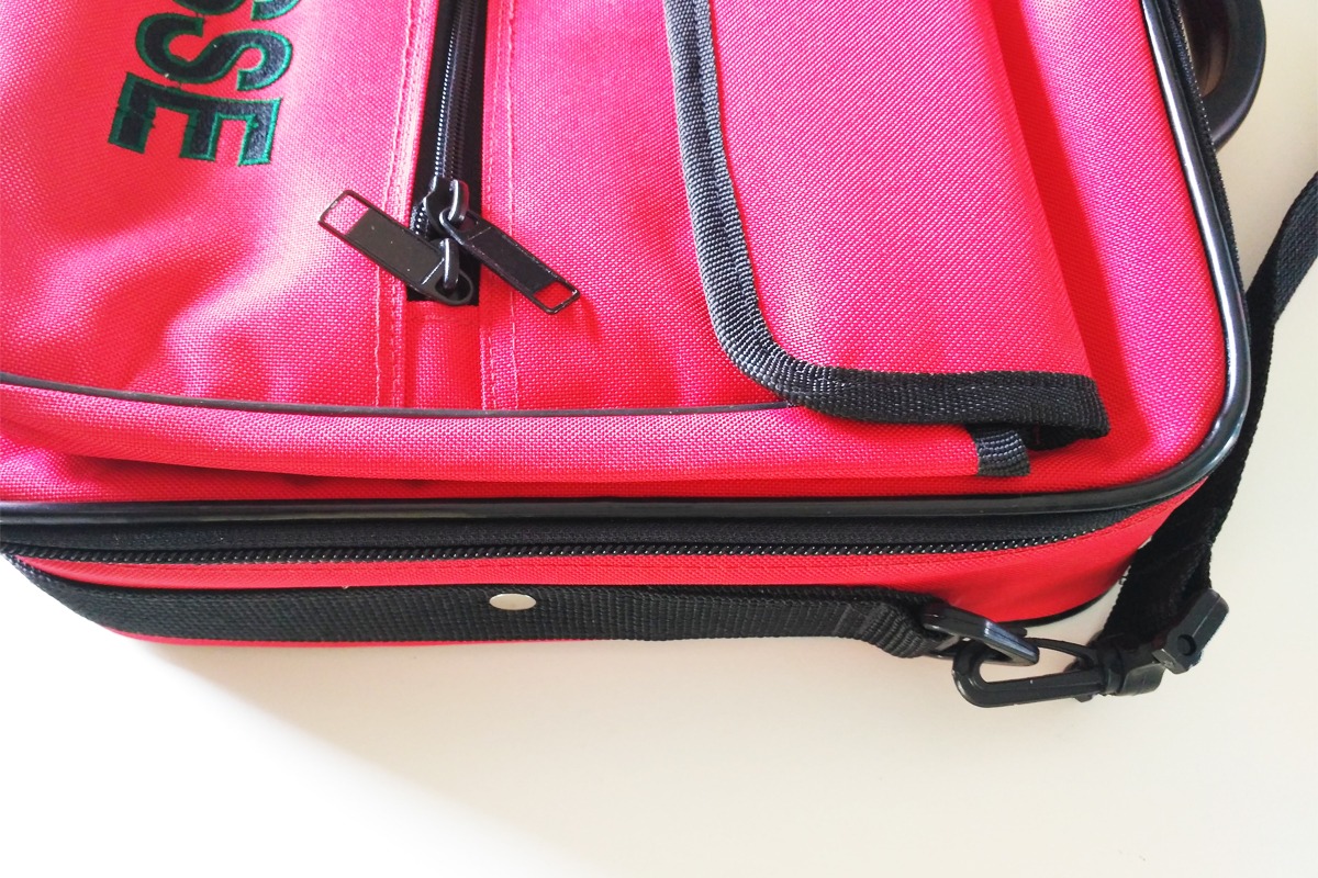 ks coaching bag red black