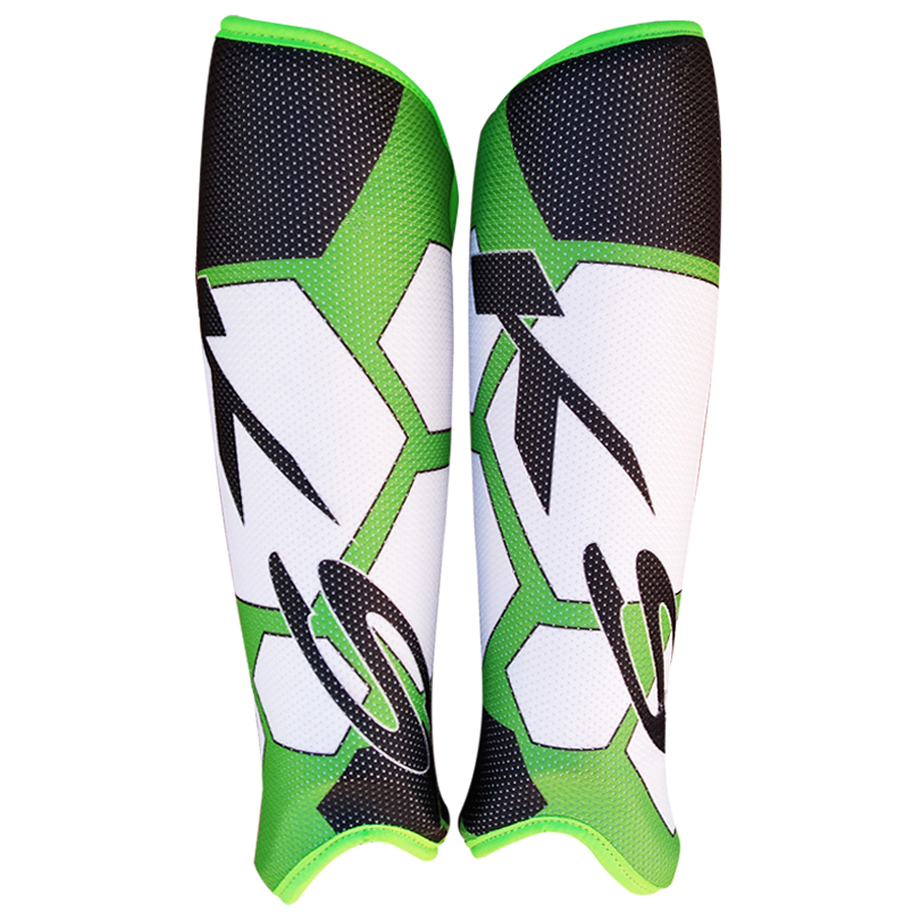 ks SP anatomic shinguard green|white